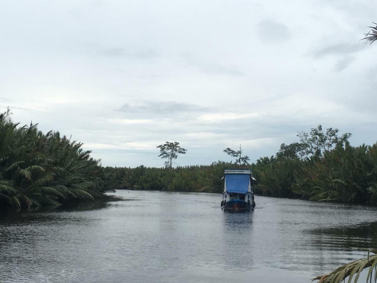 Orangutan Shaka Houseboat With Cabin Pangkalanbuun Exterior foto